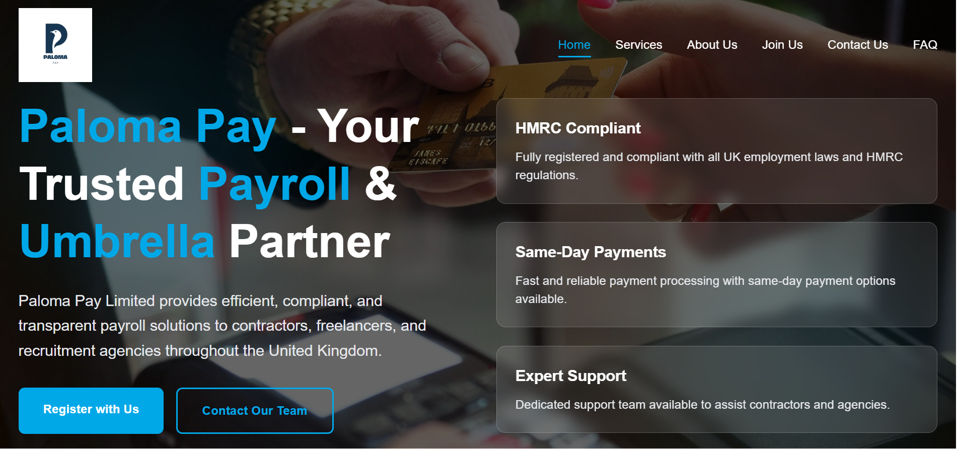 Paloma Pay project screenshot